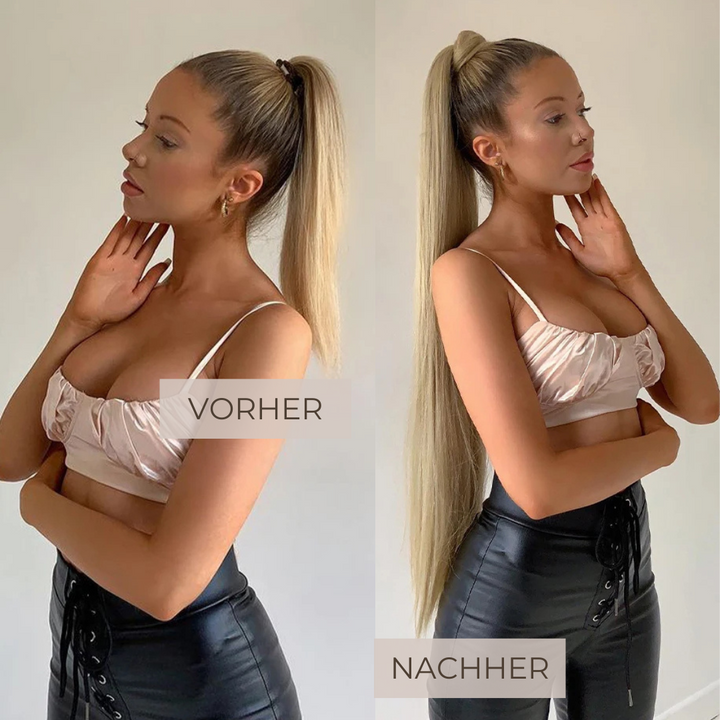 PONYTAIL EXTENSIONS GLATT 60 & 80cm