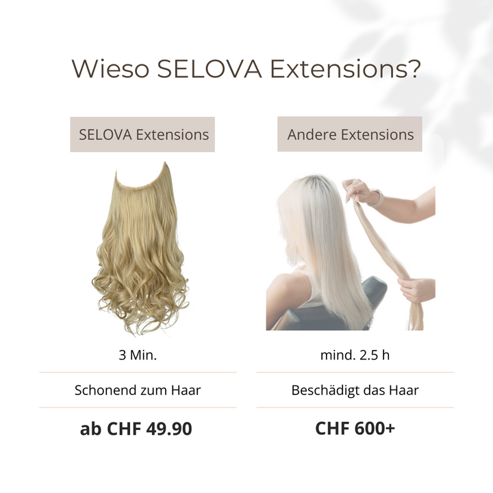 UNSICHTBARE PREMIUM HAAR EXTENSIONS
