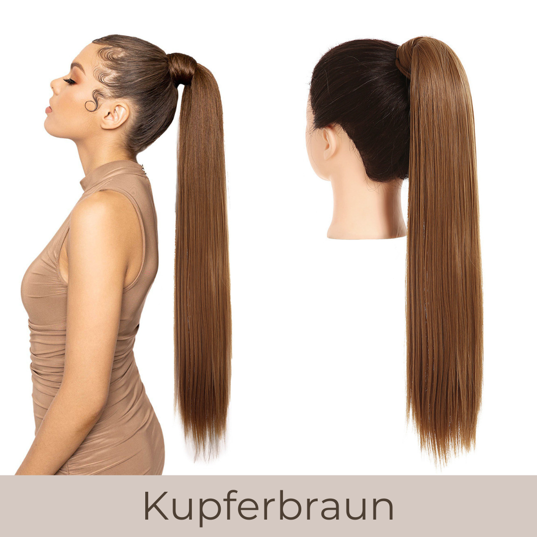 PONYTAIL EXTENSIONS GLATT 60 & 80cm