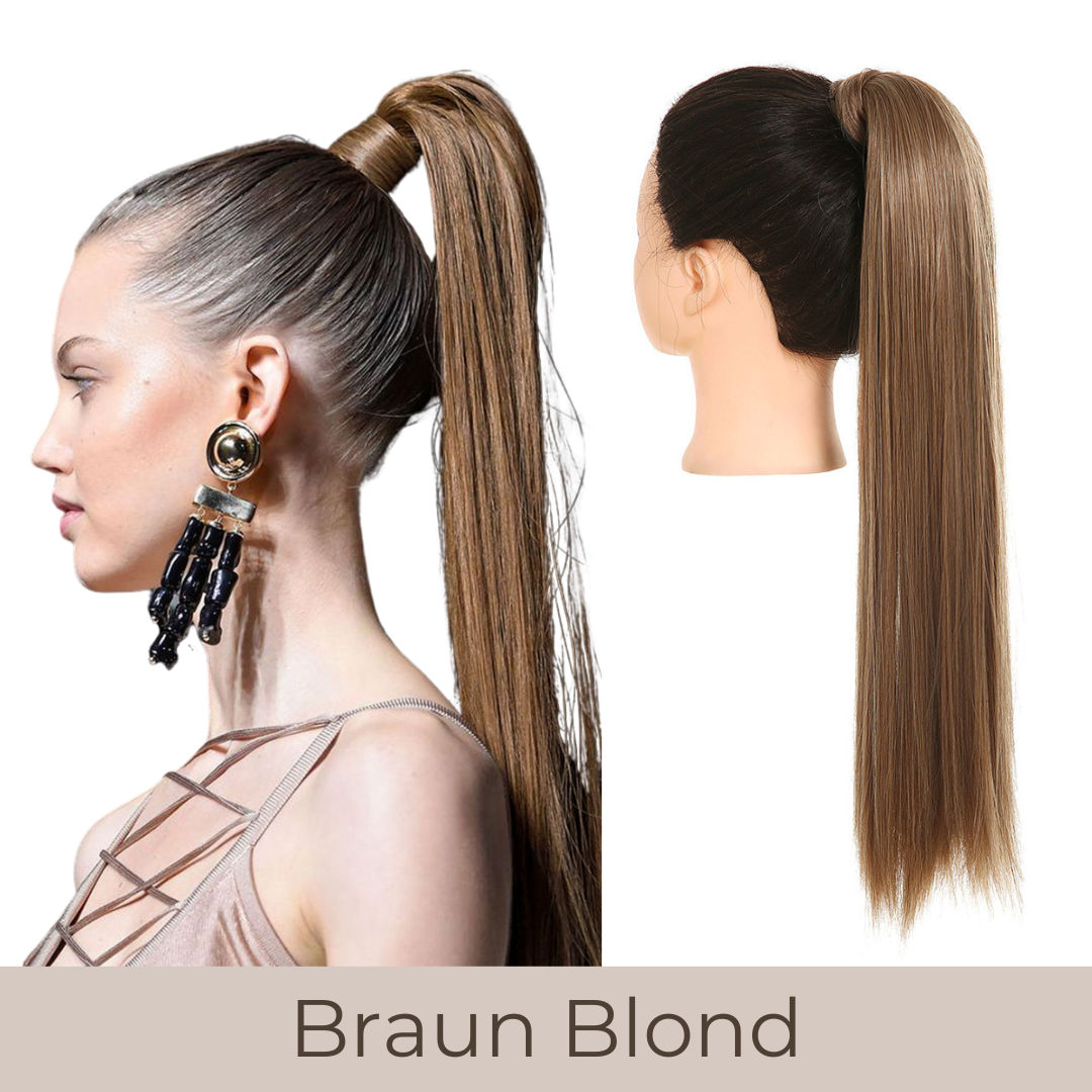 PONYTAIL EXTENSIONS GLATT 60 & 80cm