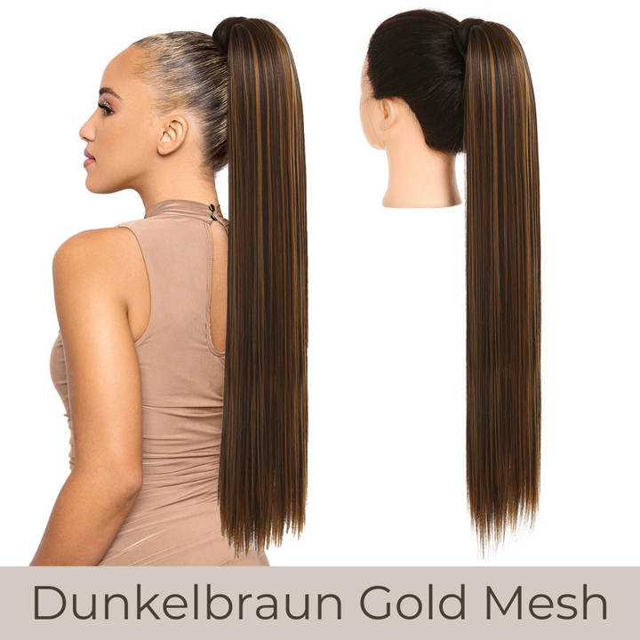 PONYTAIL EXTENSIONS GLATT 60 & 80cm