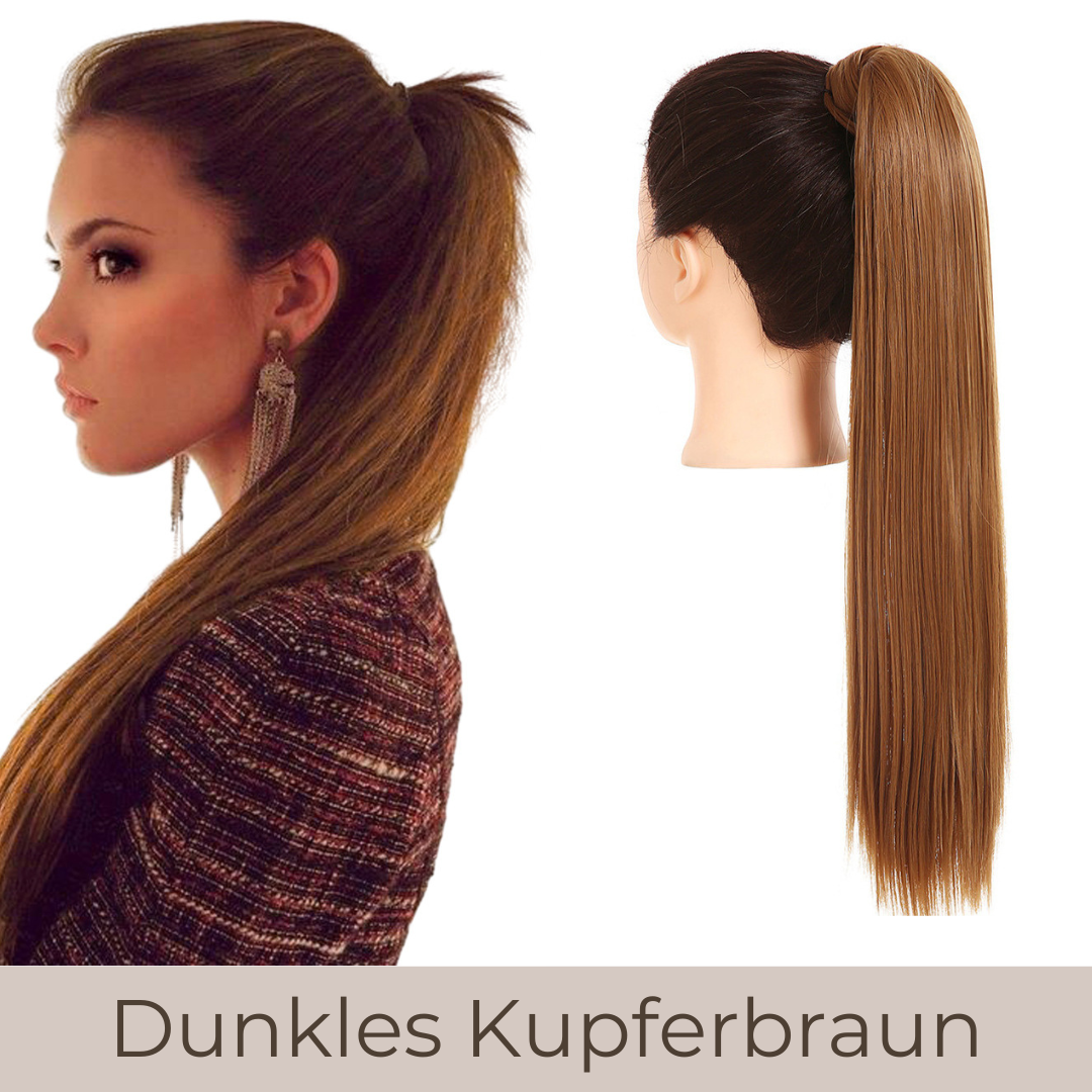 PONYTAIL EXTENSIONS GLATT 60 & 80cm