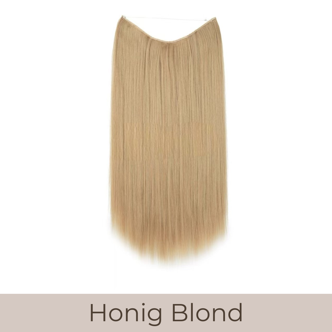UNSICHTBARE PREMIUM HAAR EXTENSIONS GLATT - 35/40/55cm