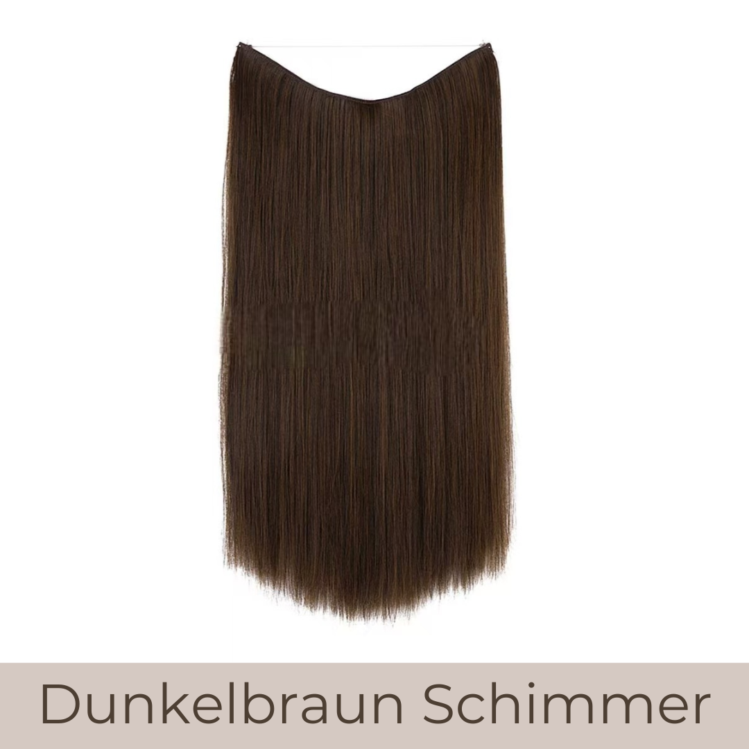 UNSICHTBARE PREMIUM HAAR EXTENSIONS GLATT - 35/40/55cm