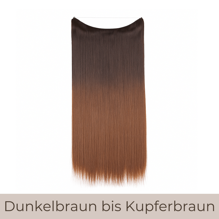UNSICHTBARE PREMIUM HAAR EXTENSIONS GLATT - 35/40/55cm