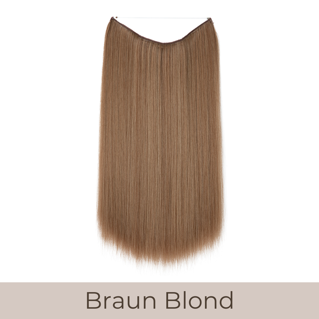 UNSICHTBARE PREMIUM HAAR EXTENSIONS GLATT - 35/40/55cm