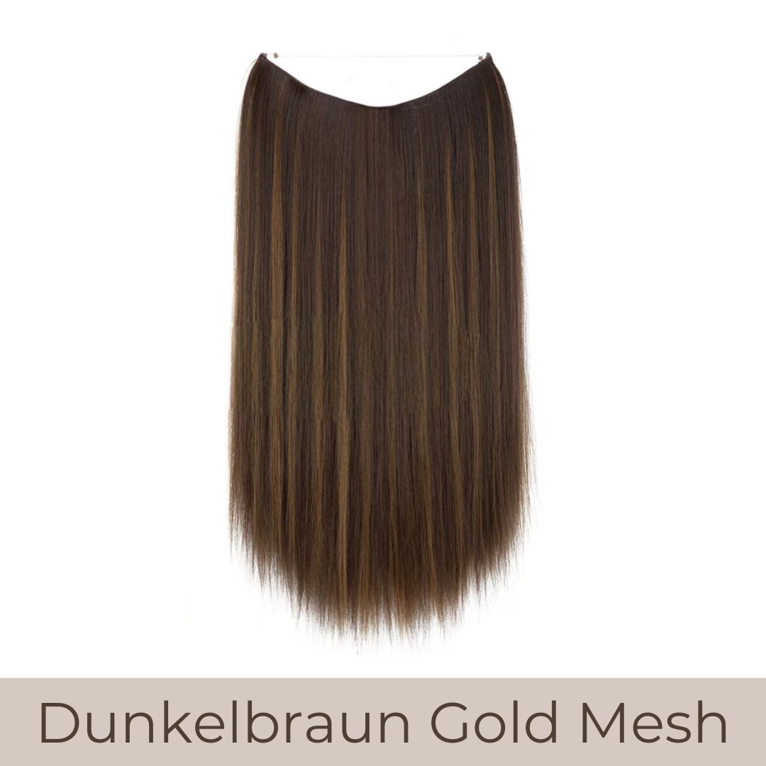 UNSICHTBARE PREMIUM HAAR EXTENSIONS GLATT - 35/40/55cm