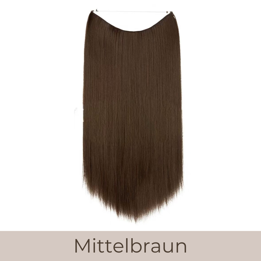 UNSICHTBARE PREMIUM HAAR EXTENSIONS GLATT - 35/40/55cm