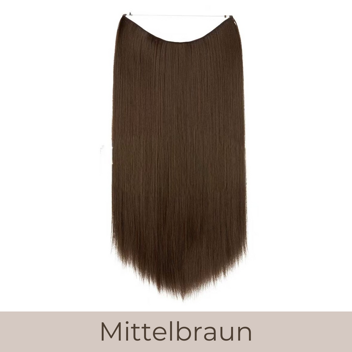 UNSICHTBARE PREMIUM HAAR EXTENSIONS GLATT - 35/40/55cm