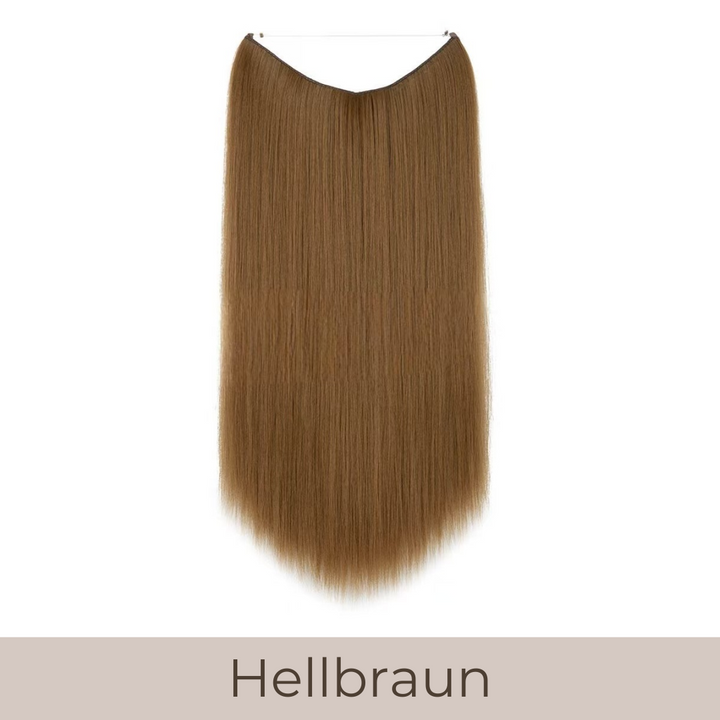 UNSICHTBARE PREMIUM HAAR EXTENSIONS GLATT - 35/40/55cm
