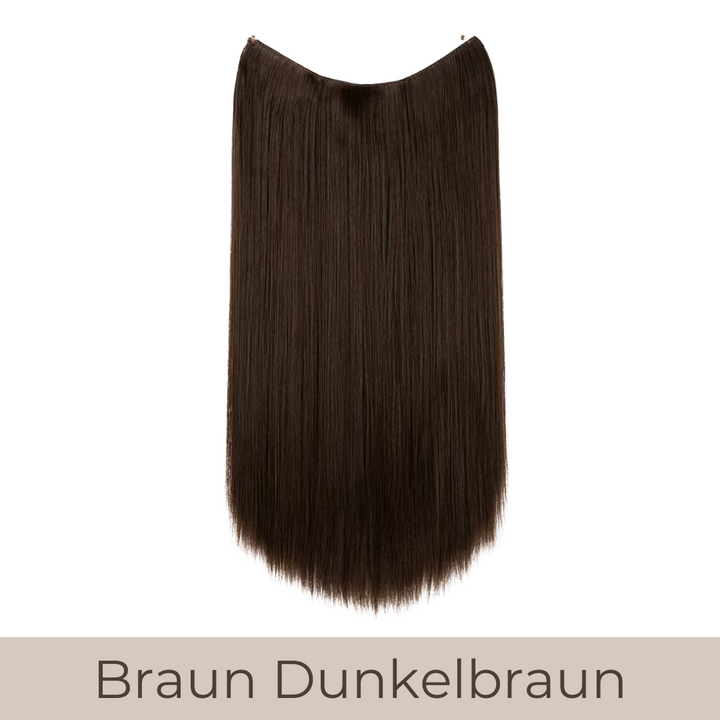 UNSICHTBARE PREMIUM HAAR EXTENSIONS GLATT - 35/40/55cm