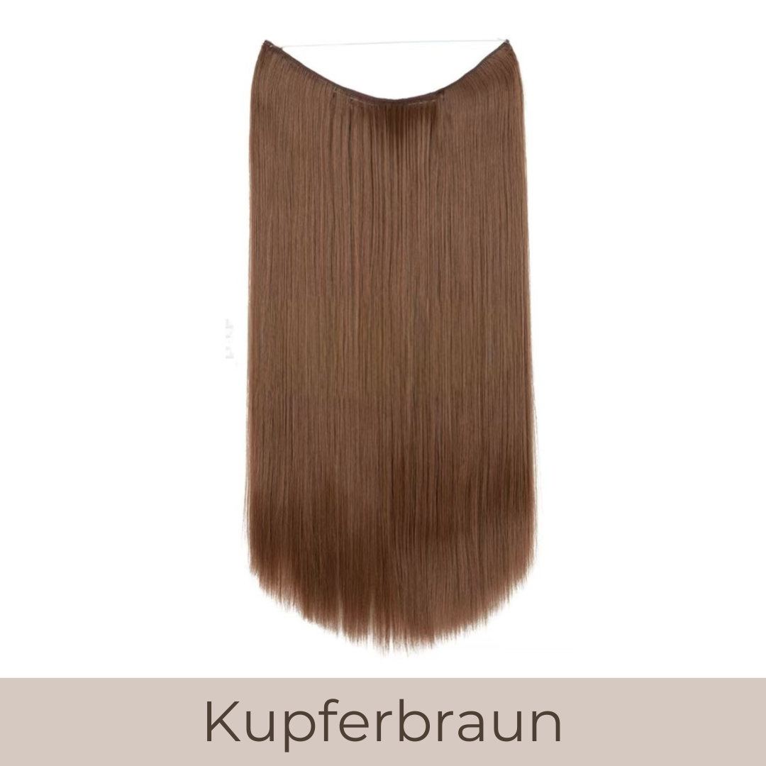 UNSICHTBARE PREMIUM HAAR EXTENSIONS GLATT - 35/40/55cm