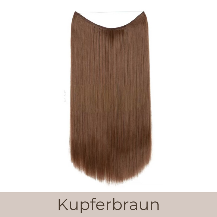 UNSICHTBARE PREMIUM HAAR EXTENSIONS GLATT - 35/40/55cm
