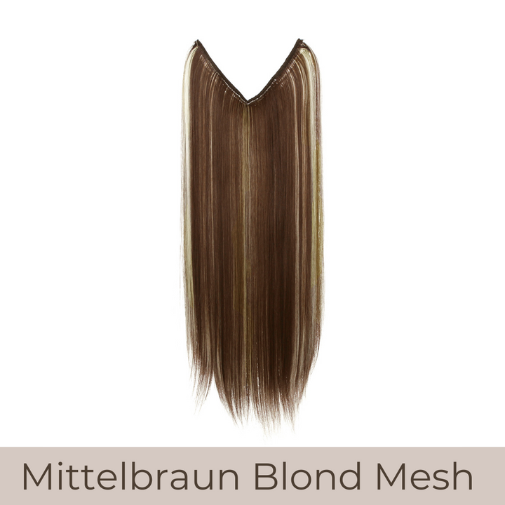 UNSICHTBARE PREMIUM HAAR EXTENSIONS GLATT - 35/40/55cm